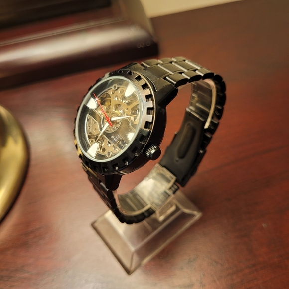 Brand New Men's Black Automatic Watch - Picture 2 of 4